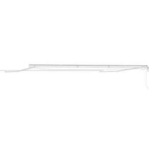 vidaXL Rama markizy Ze LED Lights Biały 600 × 300 cm Aluminium Lumarko! 7