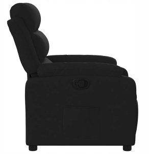 vidaXL Fotel rozkładany, czarna tkanina Lumarko! 7