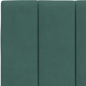 vidaXL Łóżko z materacem, Hanko, ciemnozielone, 120x200 cm, aksamitne Lumarko! 6