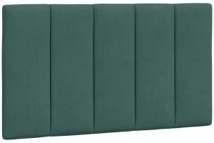 vidaXL Łóżko z materacem, Hanko, ciemnozielone, 90x200 cm, aksamitne Lumarko! 4