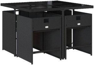 vidaXL 5-cz. zestaw mebli ogrodowych z poduszkami, beżowy, polirattan Lumarko! 14