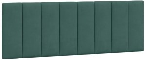 vidaXL Łóżko z materacem, Hanko, ciemnozielone, 90x190 cm, aksamitne Lumarko! 5