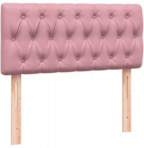 vidaXL Łóżko kontynentalne z materacem, różowe, 80x220 cm Lumarko! 7