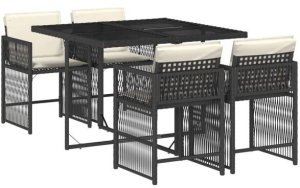 vidaXL 9-cz. zestaw mebli ogrodowych z poduszkami, jasnoszary Lumarko! 12
