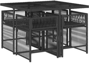 vidaXL 9-cz. zestaw mebli ogrodowych z poduszkami, jasnoszary Lumarko! 14