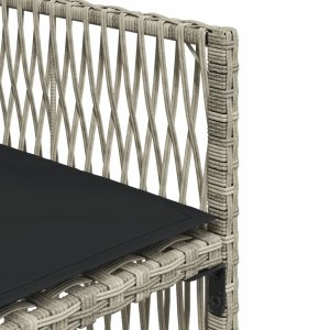 vidaXL 9-cz. zestaw mebli ogrodowych z poduszkami, jasnoszary Lumarko! 8