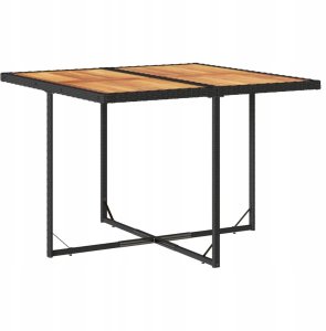 Ambiance 9-cz. zestaw mebli ogrodowych z poduszkami, czarny, rattan PE Lumarko! 4