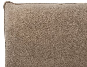 Beliani Łóżko wodne Boucle VINAY 180 x 200 cm Brązowy 7