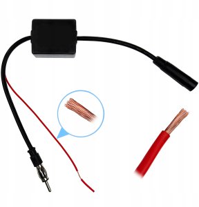 Wzmacniacz samochodowy Retoo WZMACNIACZ ANTENOWY SAMOCHODOWY MOCNY 10