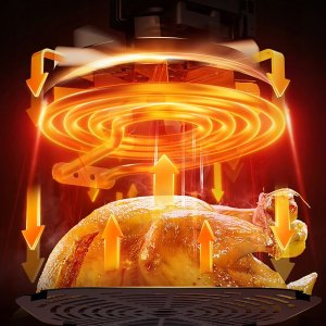 Kuchenka Retoo A-D FRYTKOWNICA DUŻA 5,5L Piekarnik 1800W 4