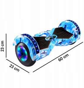 Retoo HOVERBOARD DESKOROLKA ELEKTRYCZNA LED GŁOŚNIK BT 8 CALI 2