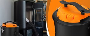Odkurzacz przemysłowy Retoo ODKURZACZ DO KOMINKA POPIOŁU PRZEMYSŁOWY GRUZU SEPARATOR PIECA MOCNY 10L 5