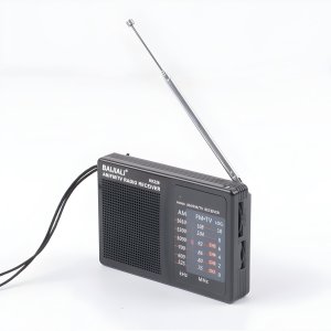 Radio budowlane Retoo RADIO KUCHENNE BUDOWLANE BATERYJNE FM AM JACK KIESZONKOWE MAŁE NA BATERIĘ 2