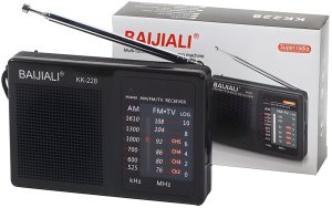 Radio budowlane Retoo RADIO KUCHENNE BUDOWLANE BATERYJNE FM AM JACK KIESZONKOWE MAŁE NA BATERIĘ 8
