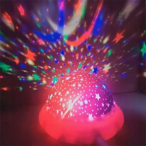 Xrec PROJEKTOR GWIAZD LAMPKA NOCNA KSIĘŻYC USB BATERIE RZUTNIK 4