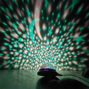 Xrec PROJEKTOR GWIAZD LAMPKA NOCNA KSIĘŻYC USB BATERIE RZUTNIK 5