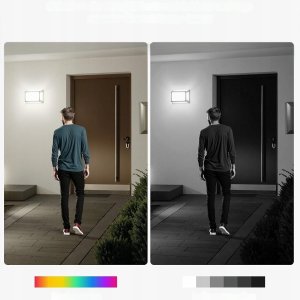 Kamera IP Xiaomi Kamera zewnętrzna WiFi z wbudowanym panelem solarnym i lampą LED, R8482 WOOX 9