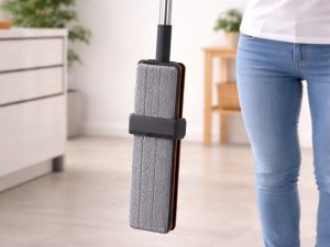 Mop Verk Mop płaski z mikrofibrą wyciskaczem teleskopowy obrotowy chłonny do podłóg 6