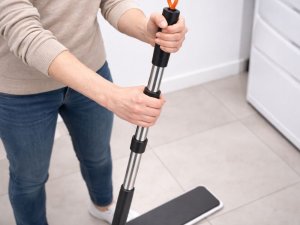 Mop Verk Mop płaski z mikrofibrą wyciskaczem teleskopowy obrotowy chłonny do podłóg 9