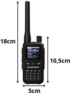 Krótkofalówka Verk Krótkofalówka baofeng uv-5r mini duży zasięg do 20km latarka 1600mah 7