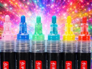 Verk Markery akrylowe zestaw 24 szt pisaki flamastry mazaki wodoodporne z farbą 11