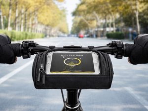 Verk Torba rowerowa na kierownicę wodoodporna sakwa etui na telefon na ramię 5