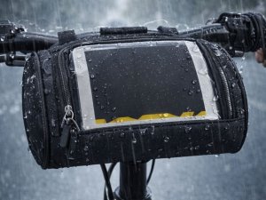 Verk Torba rowerowa na kierownicę wodoodporna sakwa etui na telefon na ramię 6