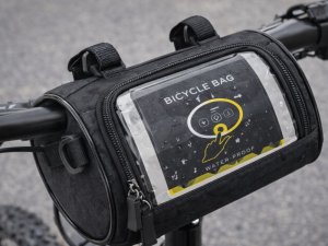 Verk Torba rowerowa na kierownicę wodoodporna sakwa etui na telefon na ramię 8