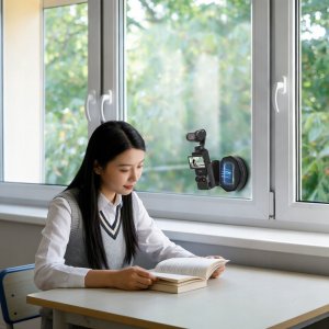 SunnyLife Uchwyt Przyssawka Na Szybę 76mm Mocowanie Magnes Do Gopro Dji Insta360 / Sc121-d 9