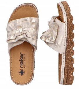 Rieker Rieker Slides Shoes V8763-60 Beżowe 40 6