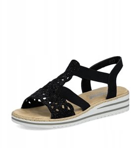 Rieker Sandals V0646-00 Czarny 42 2