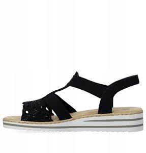 Rieker Sandals V0646-00 Czarny 42 3