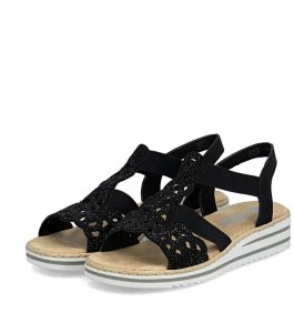 Rieker Sandals V0646-00 Czarny 42 4