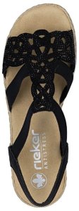 Rieker Sandals V0646-00 Czarny 42 5