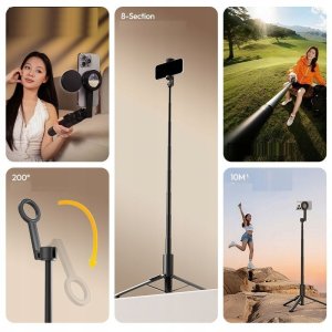 Selfie stick Ulanzi Statyw Kijek Selfie Stick Magsafe Magnes 113cm 2w1 Pilot Na Telefon Ulanzi / Sk26 / Sku: S014 3