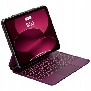 Etui na tablet 4kom.pl Etui Typecase Edge z klawiaturą do iPad  11" (A16) 2025 / iPad 10.9" 2022 malinowy 2