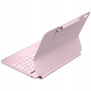 Etui na tablet 4kom.pl Etui Typecase Edge z klawiaturą do iPad  11" (A16) 2025 / iPad 10.9" 2022 różowy 4