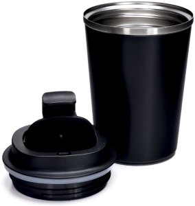 Dr.Bacty Szczelny kubek termiczny Terra RCS 300ml Stal z recyklingu - Czarny Mat 2