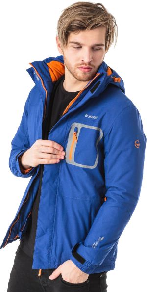 Kurtka narciarska męska Hi-Tec Bicco Niebieska r. L 6