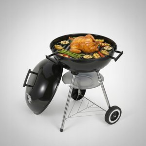 KingHoff GRILL WĘGLOWY Z POKRYWĄ 41cm KINGHOFF KH-2033 8