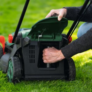 Kosiarka akumulatorowa Bosch Bosch  Rotak 18V-34 Set cordless lawn mower 4