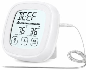 Verk Termometr do mięsa mięs z sondą kuchenny dotykowy cyfrowy do smażenia lcd 3