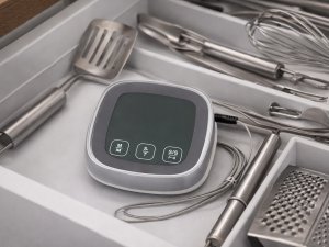 Verk Termometr do mięsa mięs z sondą kuchenny dotykowy cyfrowy do smażenia lcd 8