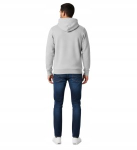 Helly Hansen Bluza męska z kapturem szara kangurka sportowa na codzień 3