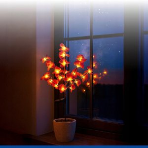 Maximex Lampki ogrodowe solarne, storczyki LED, zestaw 2 sztuki, 75 cm 5