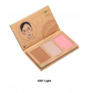 Felicea FELICEA Trio Paleta trzech cieni do konturowania twarzy 301 Light 9,4 g 2