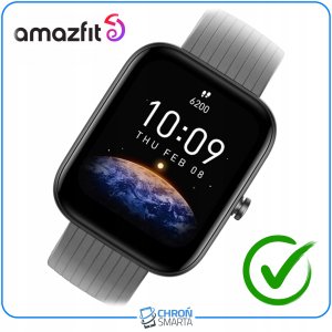 ChronSmarta Pasek ChronSmarta do smartwatch'a Amazfit BIP 3 Pro (Czarny) 2