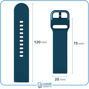 ChronSmarta Pasek ChronSmarta do smartwatch'a Amazfit BIP 3 Pro (Czarny) 7