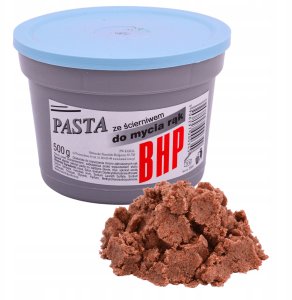 UN PASTA BHP DO MYCIA RĄK, ZE ŚCIERNIWEM / PIASKOWA 500G 3