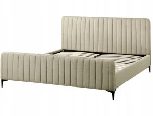 Beliani Łóżko Boucle LUNAN 180 x 200 cm Beżowy 6